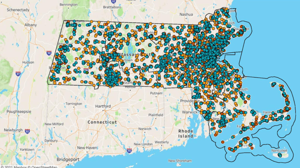 Maps Show Federal & State Funding for the Cultural Sector in MA