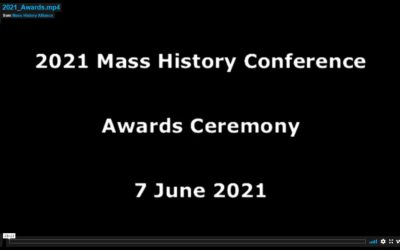 2021 Mass History Conference – Awards