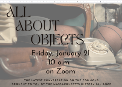 Conversations on the Commons January 21: All About Objects