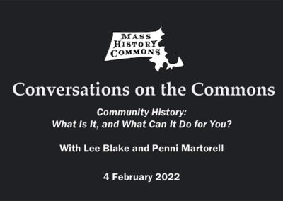 Community History: What is it, and what can it do for you? (3 February 2022)