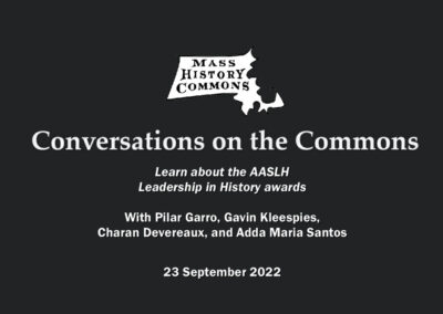 Be a National Leader! Learn about the AASLH Leadership in History Awards (23 September 2022)