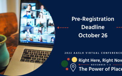 The Pre-Registration Deadline for the 2022 Virtual Conference is Wednesday