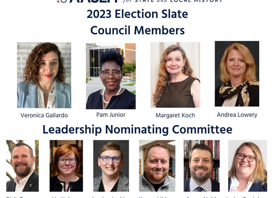 Voting in the 2023 AASLH Council Election is Open