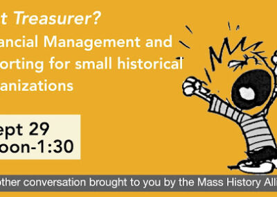 Conversations on the Commons: Financial Management for Small History Organizations