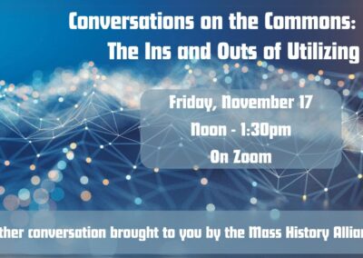 Conversations on the Commons: The Ins and Outs of AI for Historical Organizations