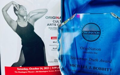 Michael J. Bobbitt Receives Sojourner Truth Award from OrigiNation Cultural Arts Center