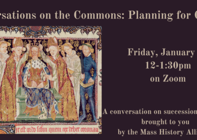 Conversations on the Commons: Planning for Change