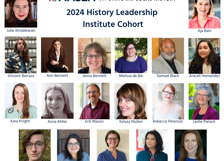 Meet the 2024 History Leadership Institute Cohort