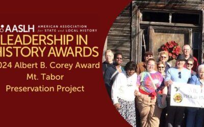 Announcing the AASLH 2024 Albert B. Corey Award Winner