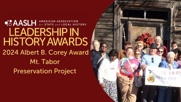 Announcing the AASLH 2024 Albert B. Corey Award Winner