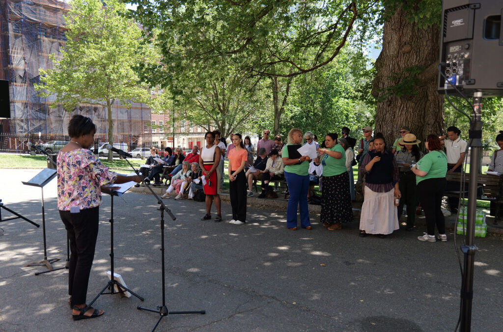Scenes from the 16th annual Douglass reading on the Boston Common