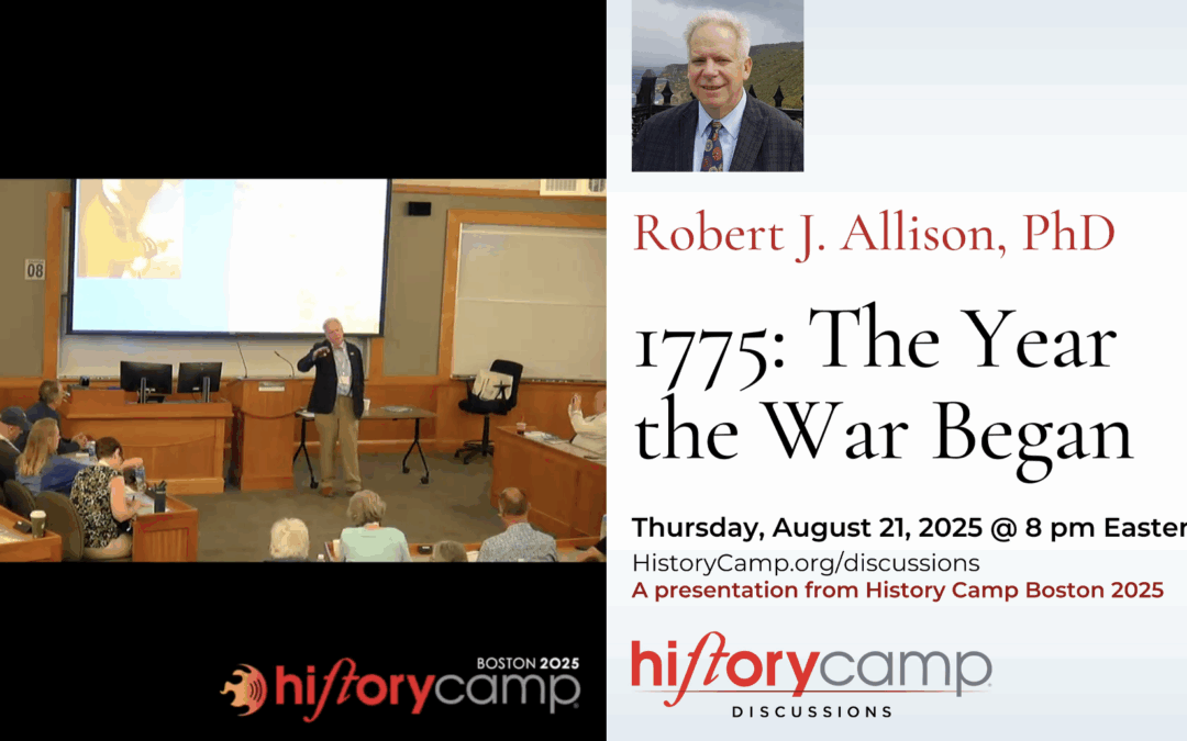 Robert J. Allison — 1775: The Year the War Began
