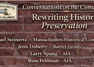 Conversation on the Commons: Rewriting Historic Preservation Legislation