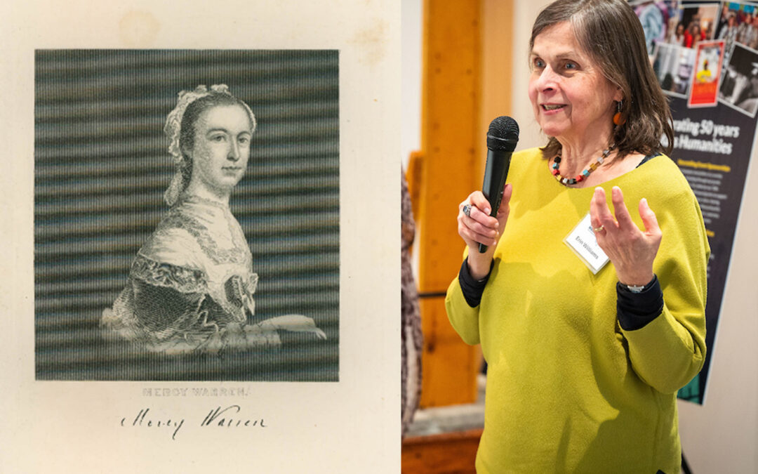 Oh Mercy! A letter from Mercy Otis Warren to Abigail Adams, as imagined by Erin Williams